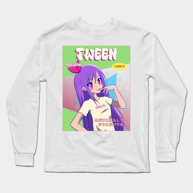 Tween Anime Magazine Long Sleeve T-Shirt by GaroStudioFL